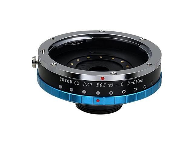 Pro IRIS Lens Mount Adapter Compatible with Canon EOS EF Full Frame Lenses to CMount Cameras