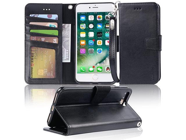 Case for iPhone 7 PlusiPhone 8 Plus Premium PU Leather Wallet Case with Kickstand and Flip Cover for iPhone 7 Plus 2016 iPhone 8 Plus 2017 55 not