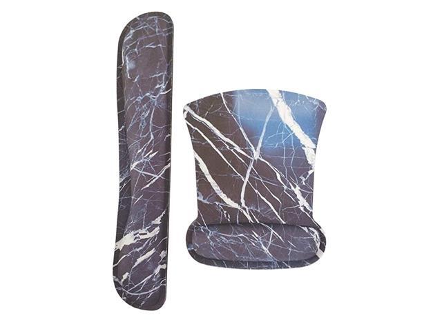 Wrist Rest Pad and Memory Foam Non Slip Mouse Wrist Rest Support Mouse Pad Durable Comfortable Lightweight for Easy Typing Pain ReliefErgonomic