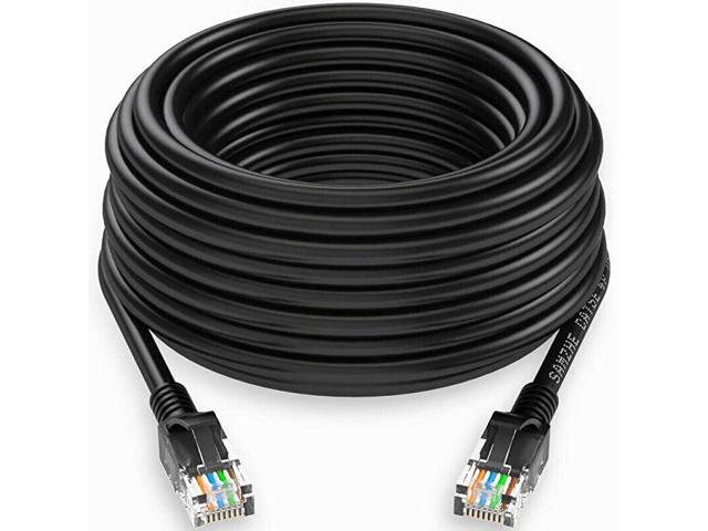 60FT CAT5 Cat5e High Speed Ethernet Network Cable RJ45 Internet LAN PoE Wire Cord for IP PoE Security Camera NVR Computer Router Xbox TV Switch 60