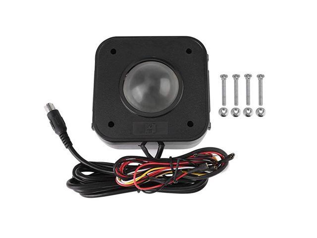 Arcade Trackball Mouse45cm Lighted Illuminated Round LED Trackball Mouse PS2 PCB Connector for Arcade