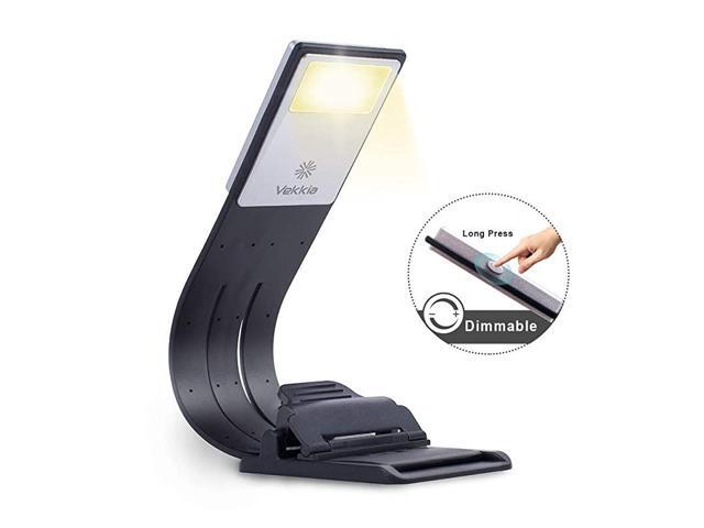 Bookmark Book Light Clip on Reading Lights for Books in Bed Infinite Brightness Levels Soft Light Easy for Eyes Builtin USB Cable Easy Charge
