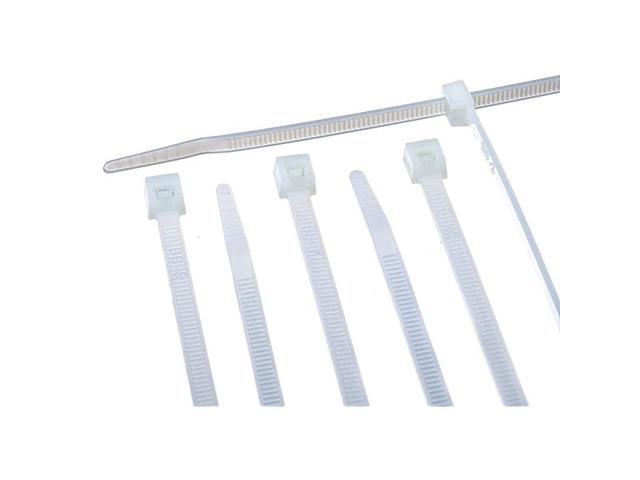 inch White Nylon Zip Ties Strong Zip Tie Wire Ties Indoor and Outdoor Rated No Tools Needed Zip Ties Wire Ties Cable Ties 100 Pack White