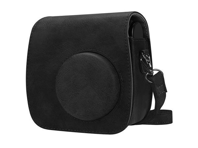 Protective Case Compatible with Polaroid PIC300 Fujifilm Instax Mini 7s Instant Film Camera Premium Vegan Leather Bag Cover with Removable Strap