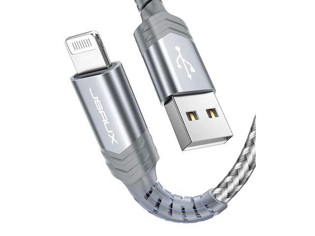 iPhone Charger Cable 6ft 18m Apple MFi Certified Lightning Cable Nylon Braided USB Fast Charging Cord Compatible with iPhone 11 Xs Max X XR 8 7 6s