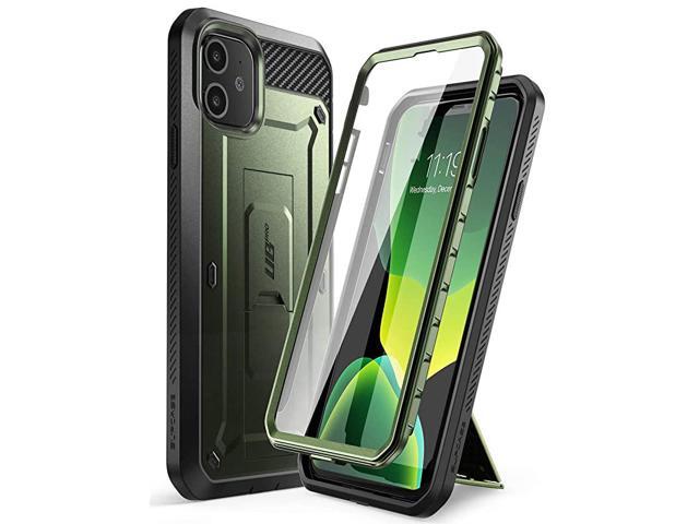 Unicorn Beetle Pro Series Case Designed for iPhone 11 61 Inch 2019 Release Builtin Screen Protector FullBody Rugged Holster Case Green