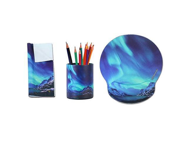 Keyboard Wrist Rest Pad and Mouse Wrist Rest Support Mouse Pad Ergonomic Support Premium Quality FoamDurable Comfortable Lightweight For Easy