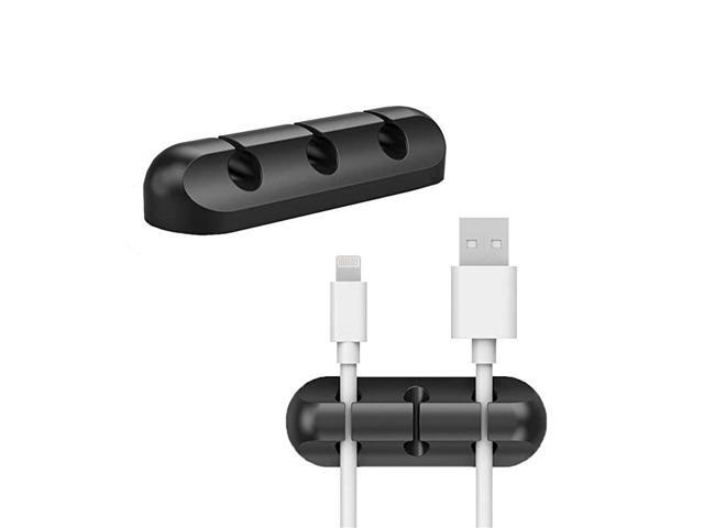 Clips Cord Management Organizer Adhesive Hooks Wire Cord Holder for Power Cords and Charging Accessory s Mouse PC Office and Home 3k
