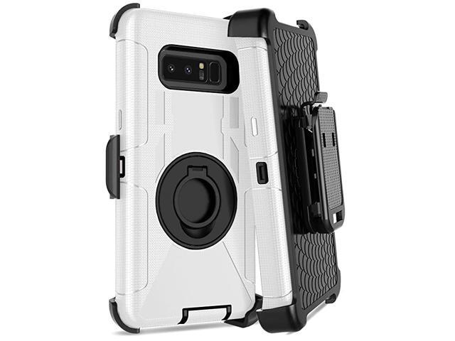 Galaxy Note 8 CaseNote 8 Case Belt Clip Heavy Duty Shockproof Swivel Belt Clip Rugged Bumper Hybrid with Kickstand Holster Protective Cover Case