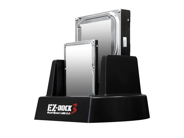 USB 30 to SATA SSD Dual Bay Hard Drive Docking Station w Offline Clone Function Compatible w 2535 Inch SATA HDD SSD SATA IIIIII ToolFree Design