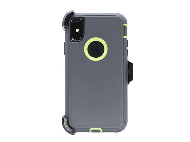 Turtle Series Belt Clip Case for iPhone XsiPhone XiPhone 10 58 3Layer Full Body LifeTime Protective Cover Holster Kickstand Shock Drop Dust Proof