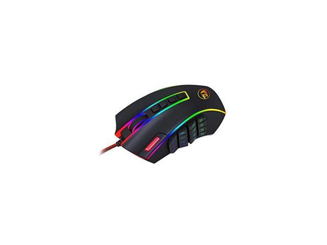 M990 Legend 24000 DPI HighPrecision Programmable Laser Gaming Mouse for PC MMO FPS 16 Side Buttons 5 Programmable User Profiles 5 LED Lighting