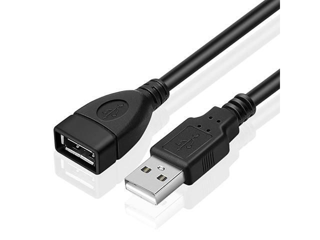 USB Extension Cable 15 Feet Type A Male to Female MF Gold Plated HiSpeed USB 20 Connector Adapter Extender Wire Cord Plug Jack for Mac Laptop