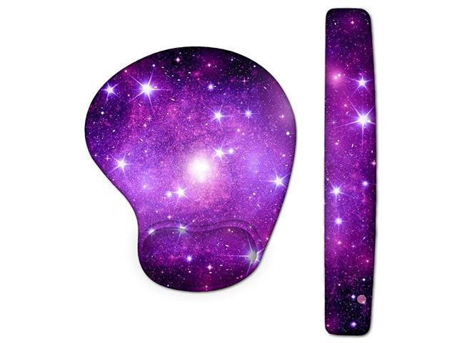 Wrist Rest Pad and Mouse Wrist Rest Support Mouse Pad Set Ergonomic Support Premium Memory Foam Durable Comfortable Lightweight for Easy Typing