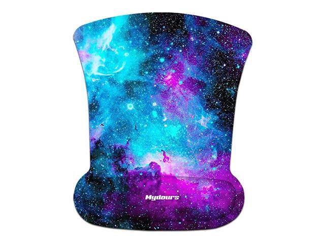 Ergonomic Mouse Pad with Wrist Rest Support Memory Foam NonSlip Rubber Base Wrist Rest Pad for Home Office Easy Typing Pain Relief