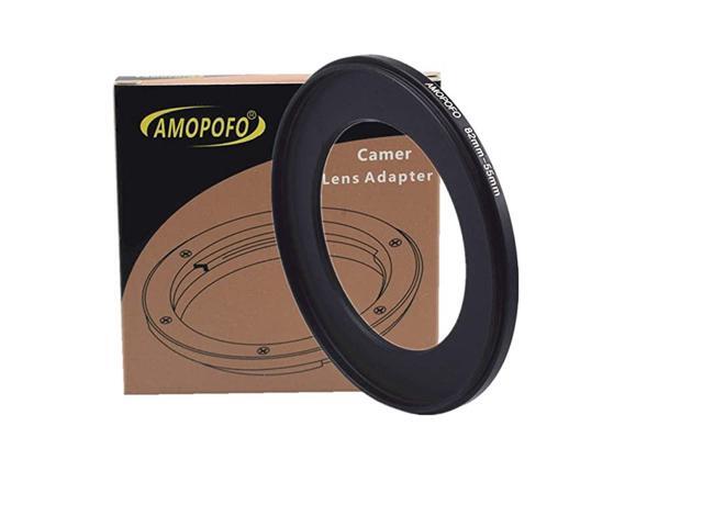 to 55mm StepDown Rings Lens Filters Ring Compatible with UVNDCPLMade of CNC Machined Metal with Matte Black Electroplated FinishAll Camera Lenses