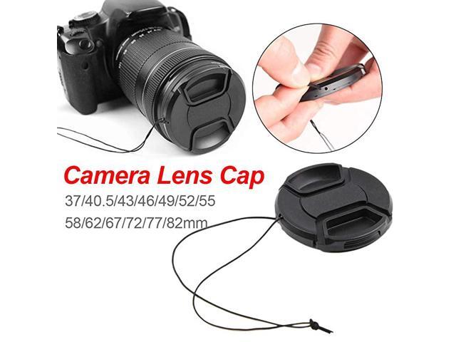 Lens Cap Center Snap on Lens Cap Suitable Suitable for Nikon for Canon for Sony Any Lenses with Ø Camera