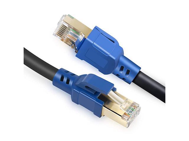 8 Ethernet Cable 20 ft High Speed SSTP LAN RJ45 Cord Internet Network UP for Router Modem Gaming etc