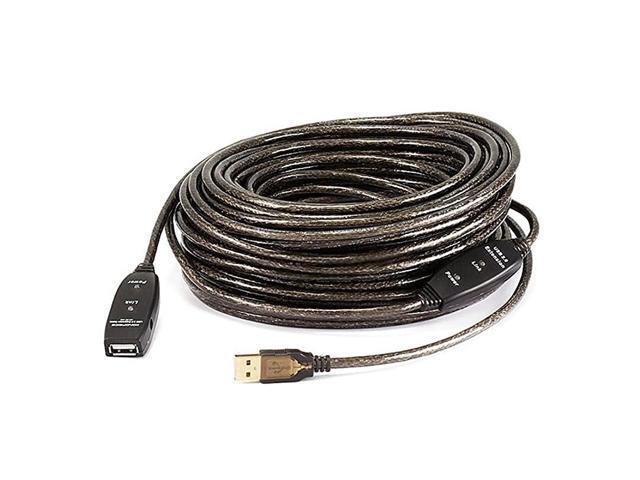 82ft 25M USB 20 A Male to A Female Active Extension Repeater Cable Kinect PS3 Move Compatible Extension