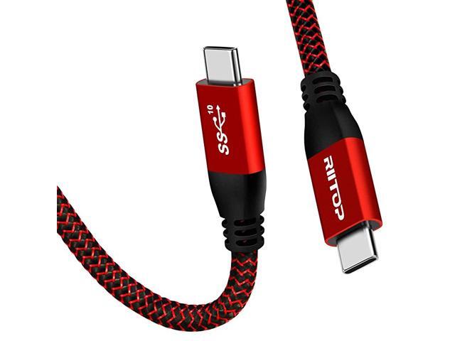 USB C to C Cable 100W 5FT 20Gbps USB 32 TypeC Gen 2x2 Cable with EMarker Thunderbolt 3 Compatible Support PD Fast Charge 4K Video Braided Cord for