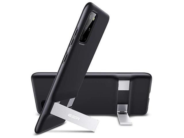 Metal Kickstand Case Compatible with Samsung Galaxy S20 Plus 67Inch Vertical and Horizontal Stand Reinforced Drop Protection Flexible TPU Case
