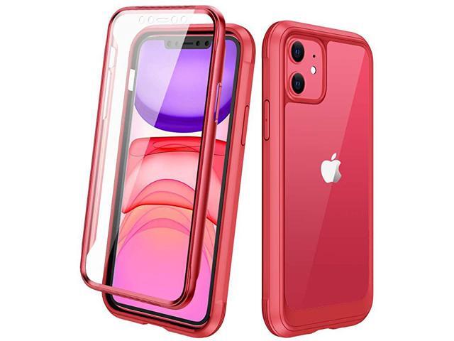 Compatible with iPhone 11 Case Full Body Rugged Case with Builtin Touch Sensitive AntiScratch Screen Protector Soft TPU Bumper Case Compatible with