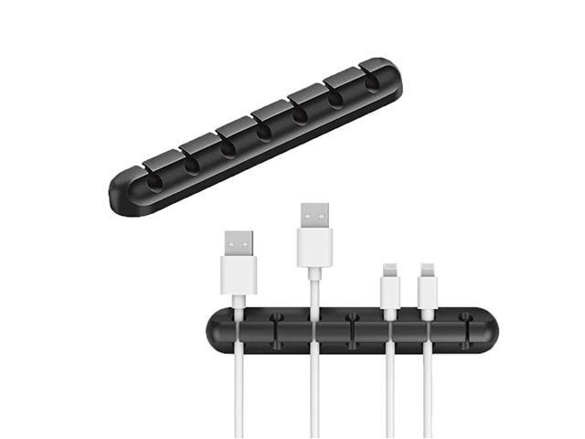 Clips Cord Management Organizer Adhesive Hooks Wire Cord Holder for Power Cords and Charging Accessory s Mouse PC Office and Home 7k
