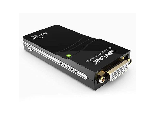 USB 20 to VGADVIHDMI Universal Video Graphics Display Adapter Displaylink Chip Supports up to 6 Monitor displaysup to 1920 x 108060Hz for Windows