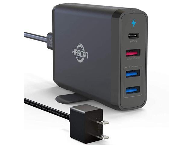 C Charger4Port Wall Charger with 60w PD Charger C Quick Charge 30 Wall Charger 18W and Dual Port Wall Charger 12W for MacBook ProAiriPad ProiPhone