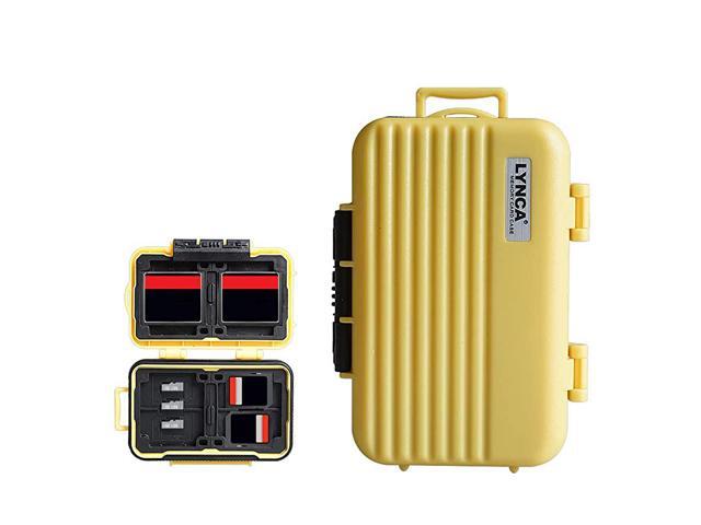 Memory Card Case Holder Memory Card Hard Protector Case Professional WaterResistant AntiShock Compact Camera Card Hard Storage Box for 8 SD Cards 4