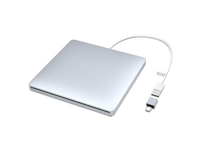 USB C Typec Ultra Slim External DVD DriveBurnerOptical Drive CD RW DVD RW Superdrive Disc Duplicator Compatible with Mac MacBook Pro Air iMac and