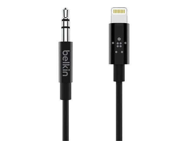 AV10172bt03BLK 35mm Audio Cable with Lightning Connector Black