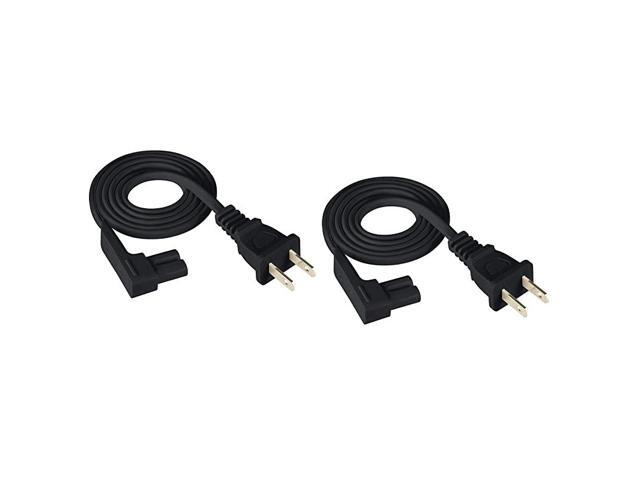 3ft 2Pack Power Cord Compatible with Sonos Play One Sonos Play1 and Sonos One SL Speaker Compatible with Sonos Play One Power Cable Cord Standard