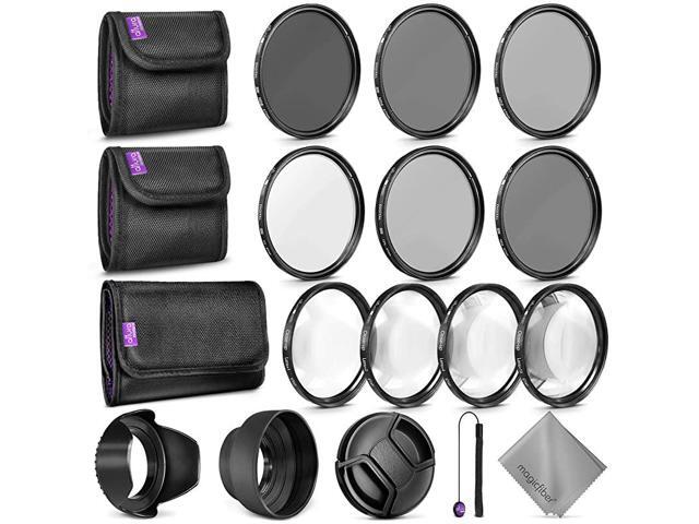 Complete Lens Filter Accessory Kit for Camera Lenses Includes Altura Photo UV CPL ND4 Filter Kit Macro Close Up Kit and Neutral Density Filter Set