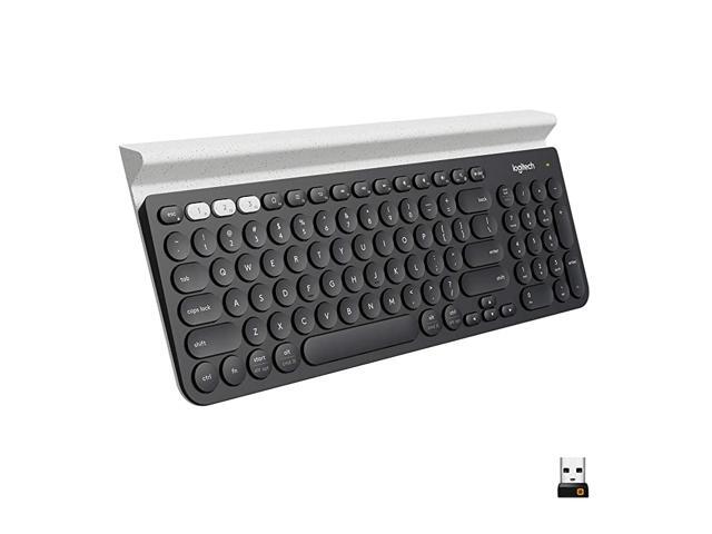 K780 MultiDevice Wireless Keyboard for Computer Phone and Tablet Flow CrossComputer Control Compatible Speckles