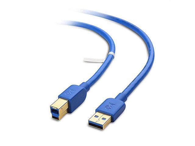 Short USB 30 USB 3 USB 30 A to B in Blue 3 ft