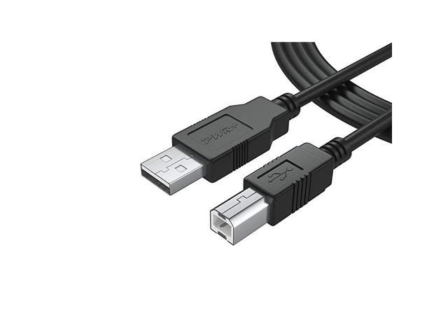 Long USB20 Cable TypeA to TypeB High Speed Cord for Audio Interface Midi Keyboard USB Microphone Mixer Speaker Monitor Instrument Strobe Light