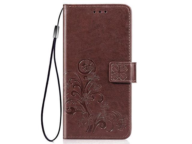 Galaxy A20 Wallet CaseGalaxy A30 Case Flower Embossed Premium PU Leather Flip Protective Case Cover with Card Holder and Stand for Samsung Galaxy