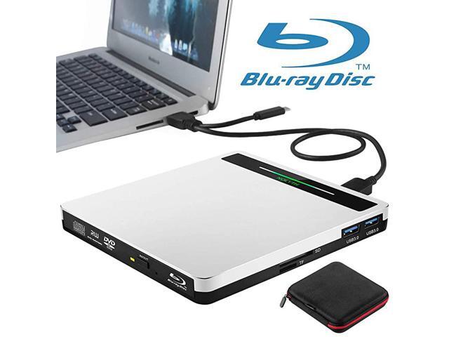 External Blu Ray Drive 3D Blue Ray DVD Burner BD Player for Laptop MacBook Air Pro Windows Desktop PC