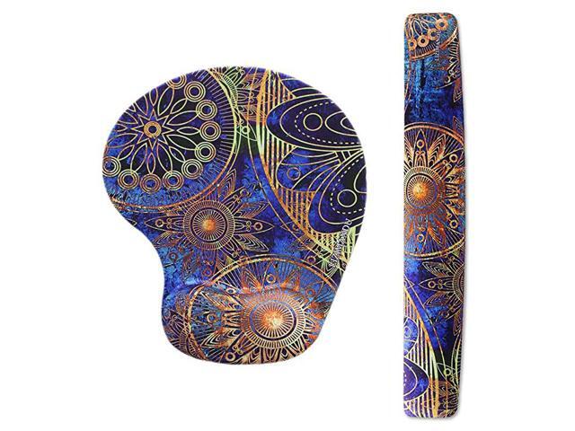 Keyboard Wrist Rest Pad and Mouse Wrist Rest Support Mouse Pad Ergonomic Support Premium Quality Foam Durable Comfortable Lightweight for Easy