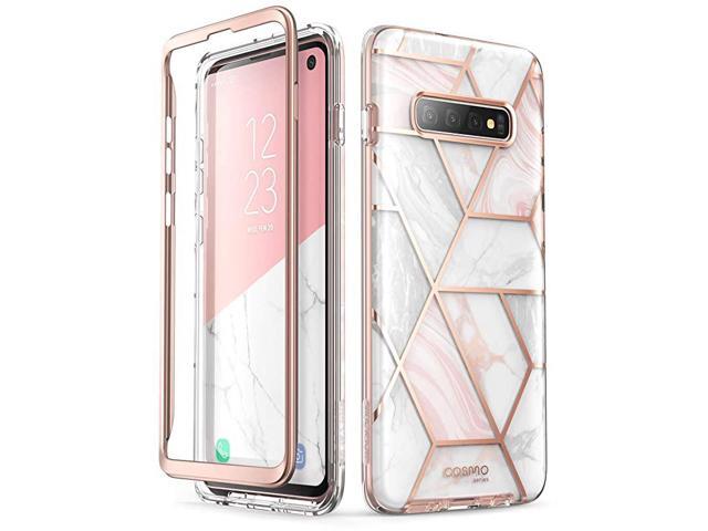 Cosmo Designed for Galaxy S10 Case Stylish Glitter Protective Bumper Case Without Builtin Screen Protector for Galaxy S10 2019 Release Marble