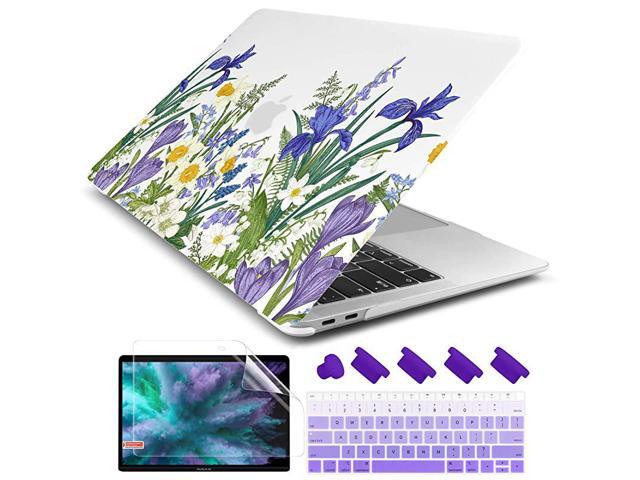 for New MacBook Air 13 Inch Case 2018 2019 2020 Release M1 A2337A2179A1932 Frosted Matte Clear Hard Shell Cover for MacBook Air 13 with Retina