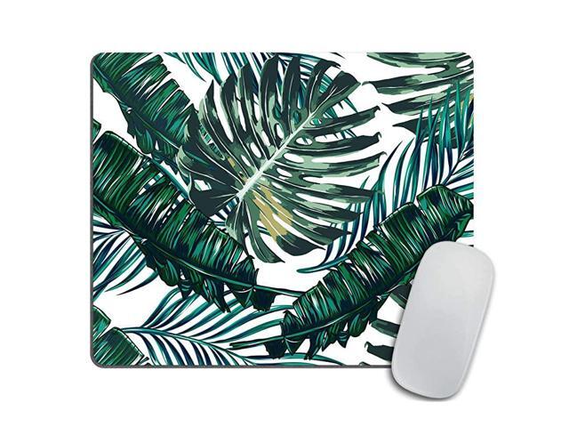 Palm Leaves Mouse pad Hawaii Beach Jungle Leaves Mouse pad Palm Leaves Floral Mousepad Green Leaves Mouse Mat Mouse Pad Office Mousemat Tropics