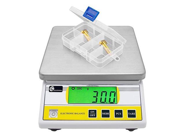 3kg x 01g Digital Precision Electronic Balance Laboratory Lab Scale Industrial Weighing and Counting Scale Table Top Scale gctlbozDWTtl MultiUnits