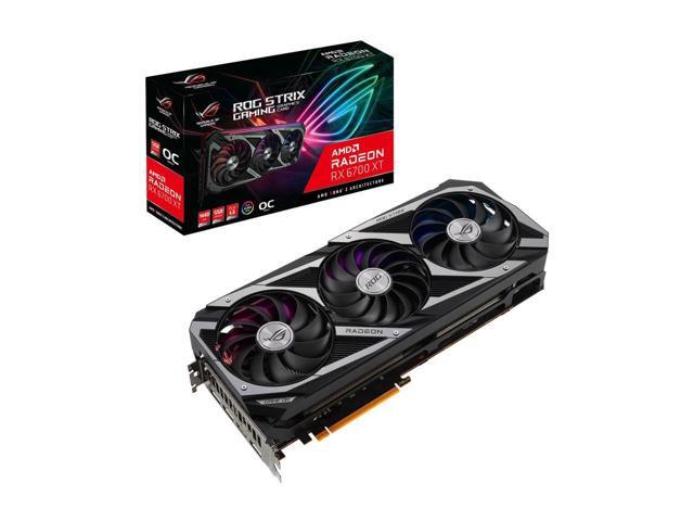 ASUS ROG STRIX Radeon RX 6700 XT OC Edition Gaming Graphics Card (AMD RDNA 2 PCIe 40 12GB GDDR6 HDMI 21 DisplayPort 14a Axial-tech Fan