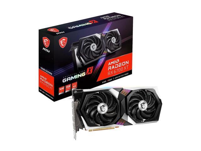 MSI Gaming Radeon RX 6700 XT 12GB GDDR6 PCI Express 40 x16 Video Card RX 6700 XT GAMING X 12G