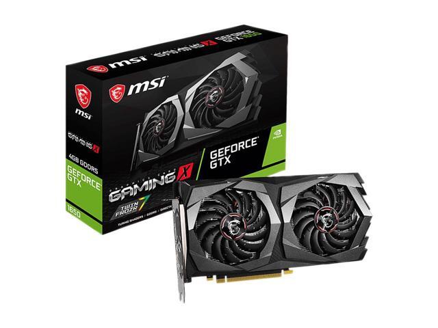 MSI GeForce GTX 1650 DirectX 12 GTX 1650 GAMING X 4G 4GB 128-Bit GDDR5 PCI Express 30 x16 HDCP Ready Video Card