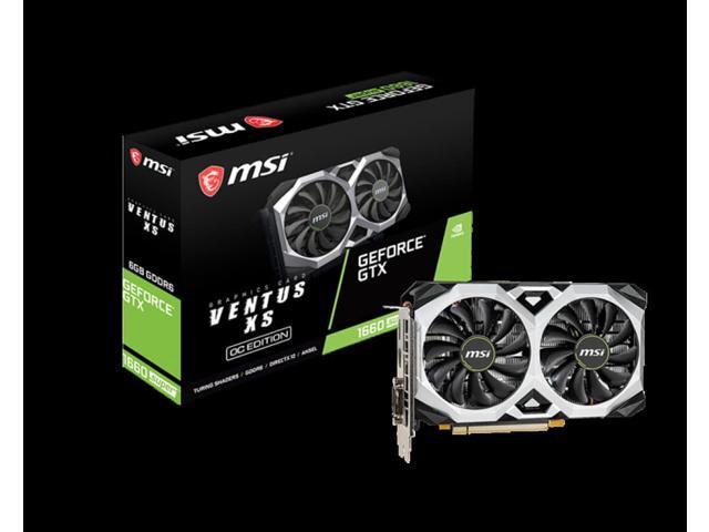 MSI GeForce GTX 1660 DirectX 12 GTX 1660 SUPER VENTUS XS C OC 6GB 192-Bit GDDR5 PCI Express 30 x16 Video Card