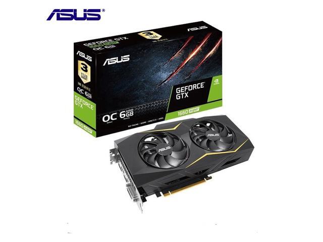 ASUS Gaming GeForce GTX 1660 SUPER Overclocked 6GB Dual-fan Edition HDMI DP DVI Gaming Graphics Card (GTX1660S-O6G-GAMING)