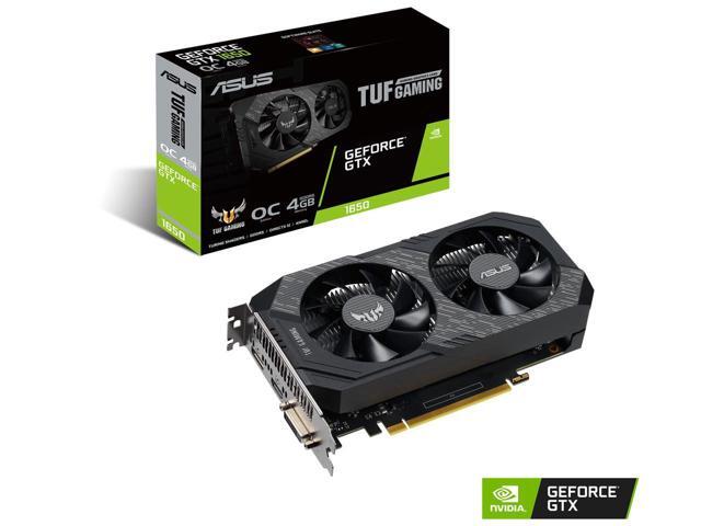 ASUS TUF Gaming GeForce GTX 1650 TUF-GTX1650-O4GD6-P-GAMING 4GB 128-Bit GDDR6 PCI Express 30 HDCP Ready Video Card